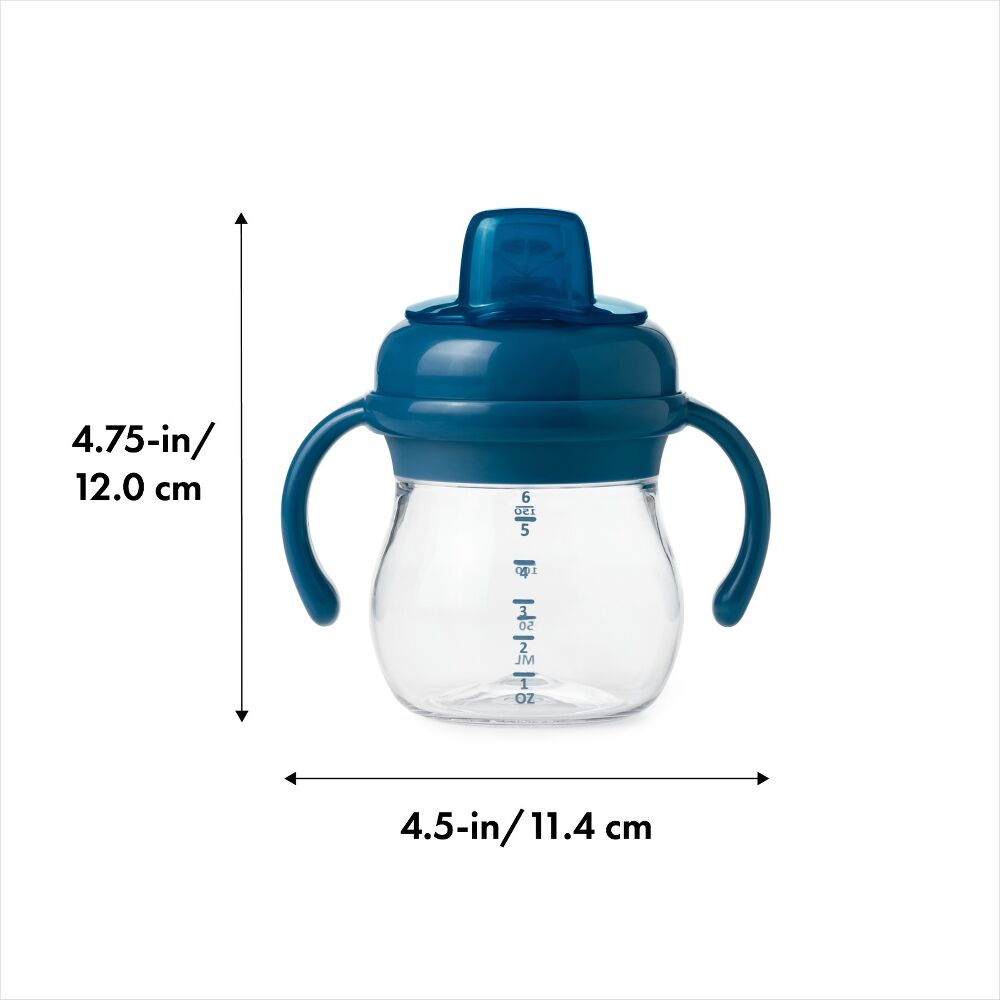 Transitions 6 Oz Soft Spout Sippy Cup with Removable Handles L0