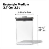 POP Container - Rectangle Medium (2.7 Qt/2.6 L) E4