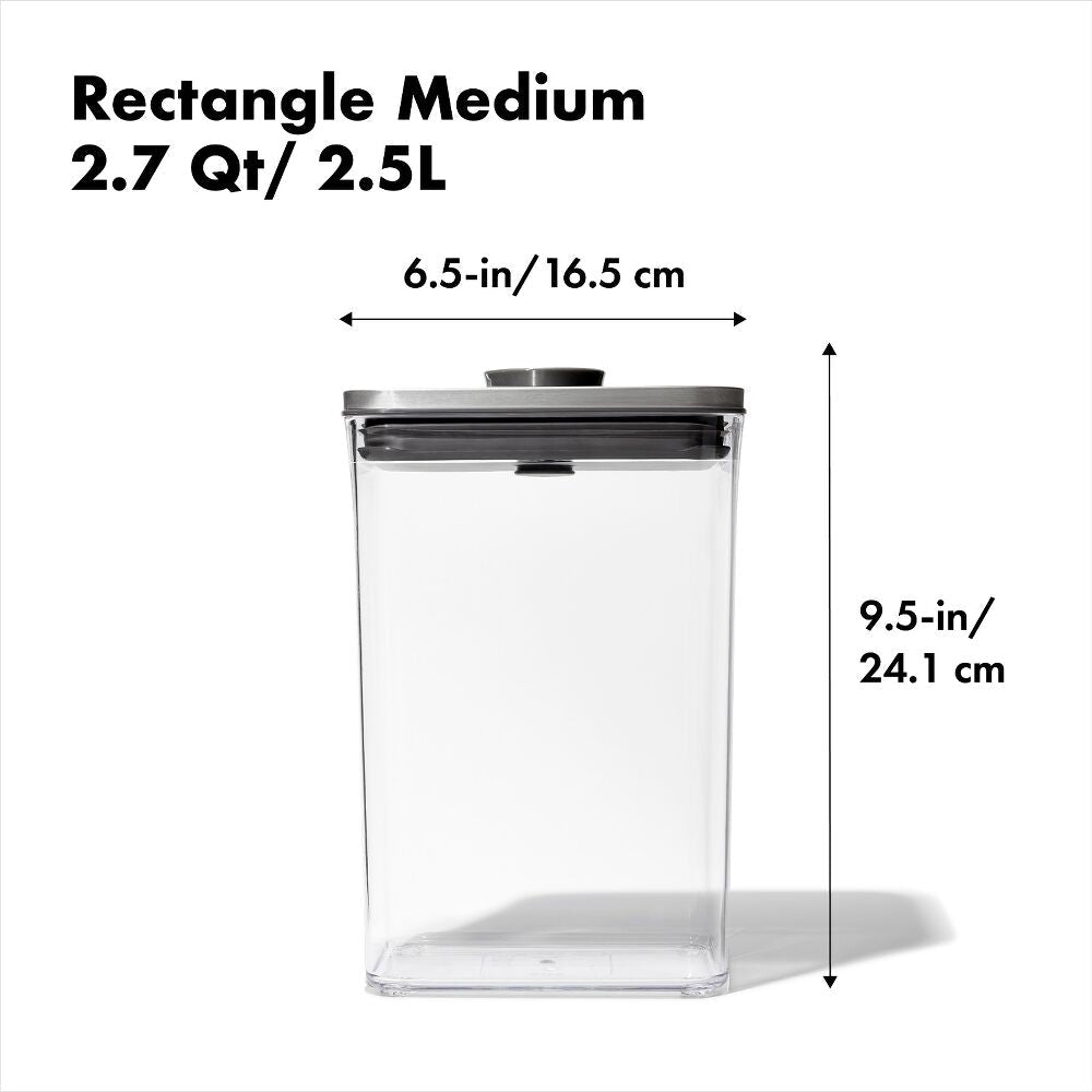 POP Container - Rectangle Medium (2.7 Qt/2.6 L) E4