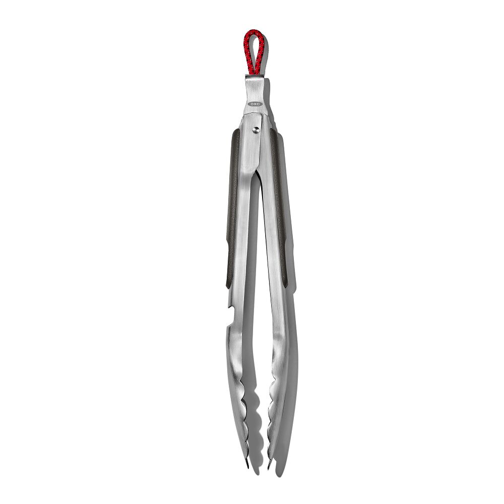 OXO Outdoor 10.5in Camp Stove Tongs with Bottle Opener P1