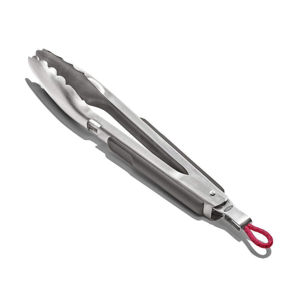 OXO Outdoor 10.5in Camp Stove Tongs with Bottle Opener P1