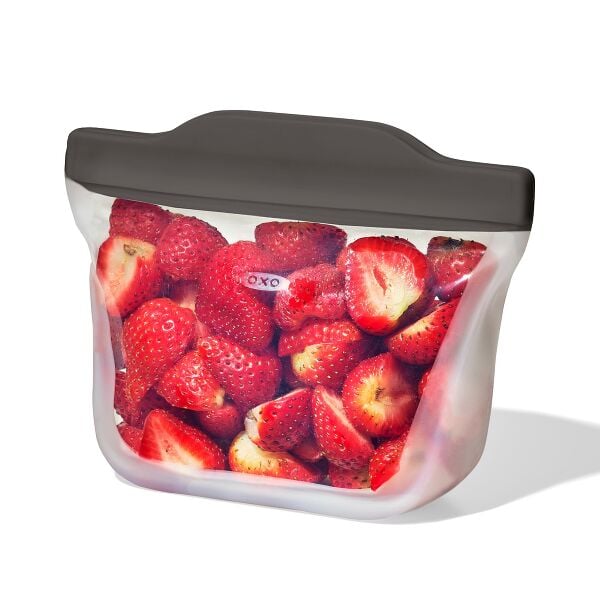 Outdoor Silicone Reusable Stand Up Snack Bag (12 oz) D6