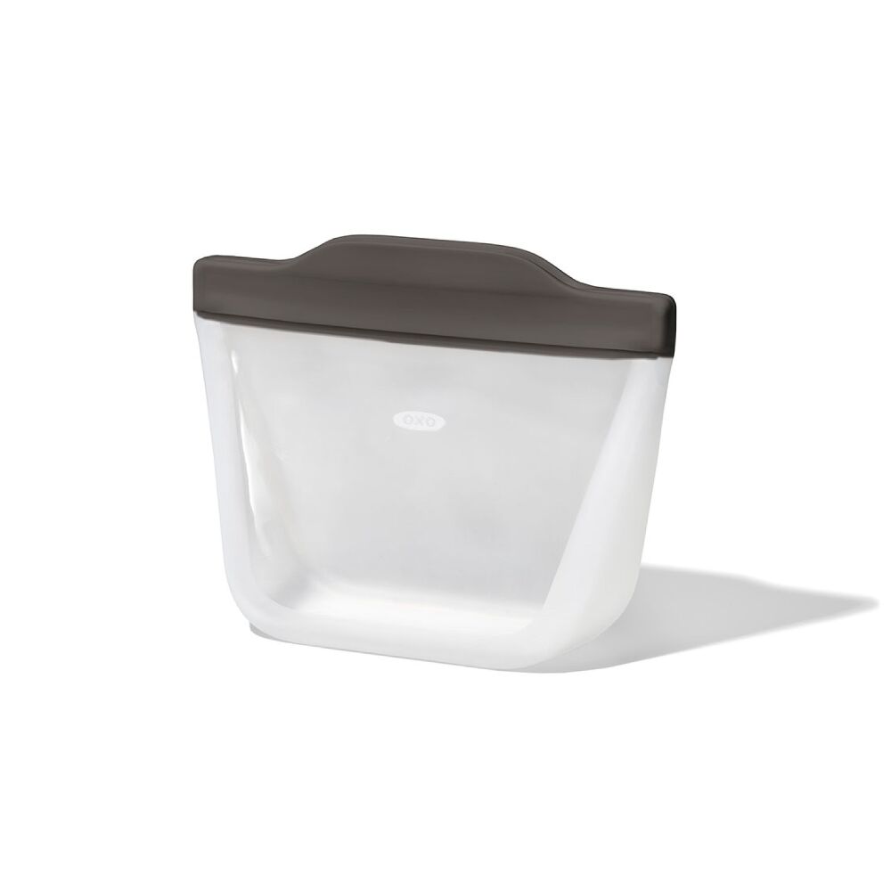 Outdoor Silicone Reusable Stand Up Snack Bag (12 oz) D6