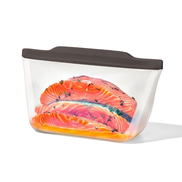 Outdoor Silicone Reusable Stand Up Bag Half Gallon (64 oz) N6