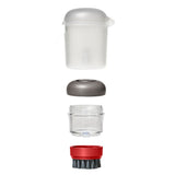 Outdoor Soap Dispensing Dish Brush with Storage Case F7