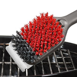 Outdoor Nylon Grill Brush Set of 2 Replacement Heads Y4