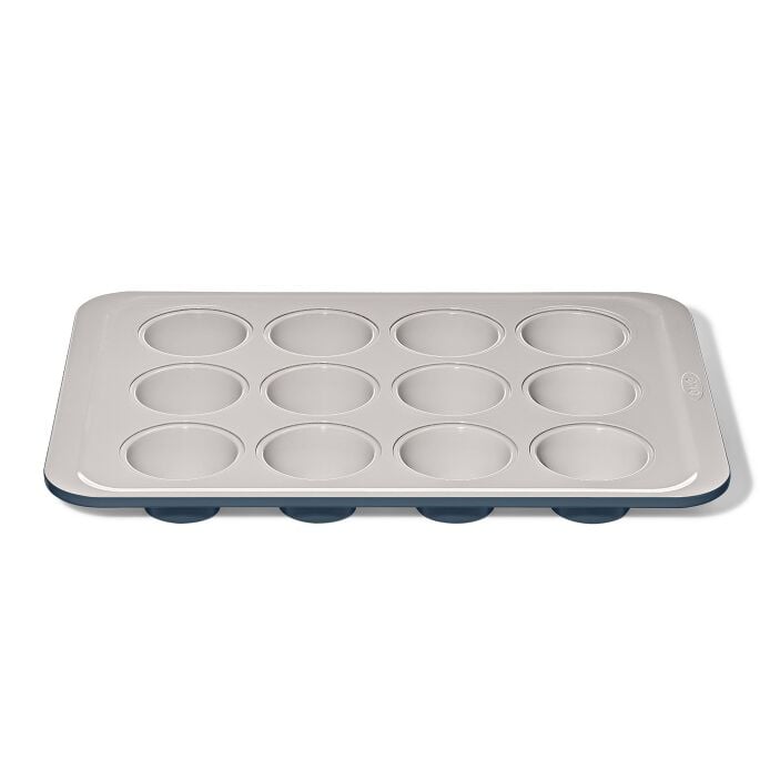 Non-Stick Pro Ceramic Coated Metal Bakeware 12 Cup Muffin Pan X3