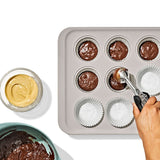 Non-Stick Pro Ceramic Coated Metal Bakeware 12 Cup Muffin Pan V4