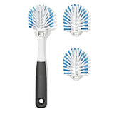 Nylon Bristle Dish Brush with Refills Z6