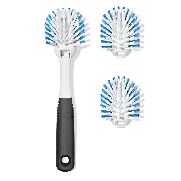 Nylon Bristle Dish Brush with Refills Z6