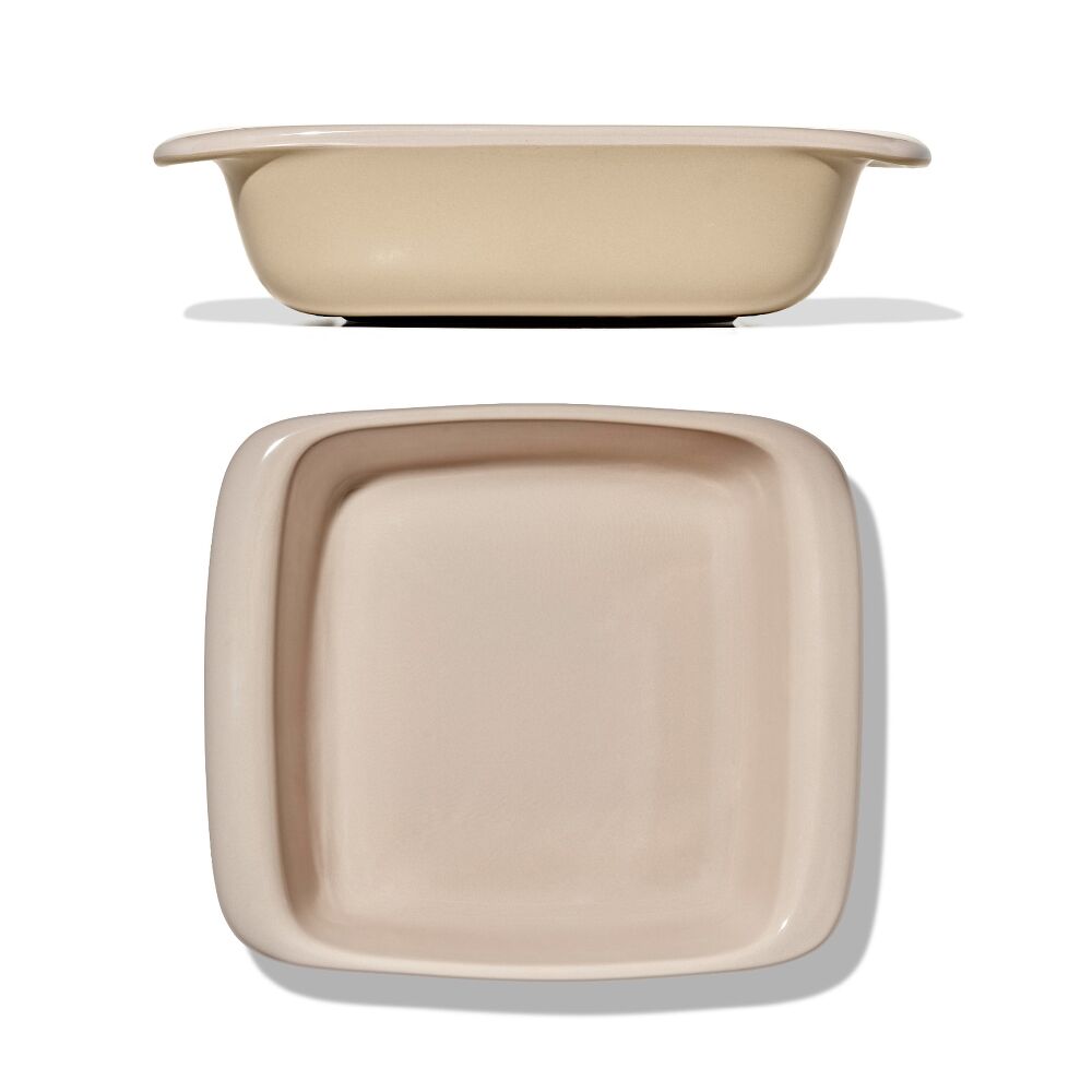 2 Qt Square Stoneware Baking Dish S6
