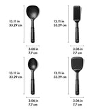 4-Piece Nylon Mini Utensil Set Z8