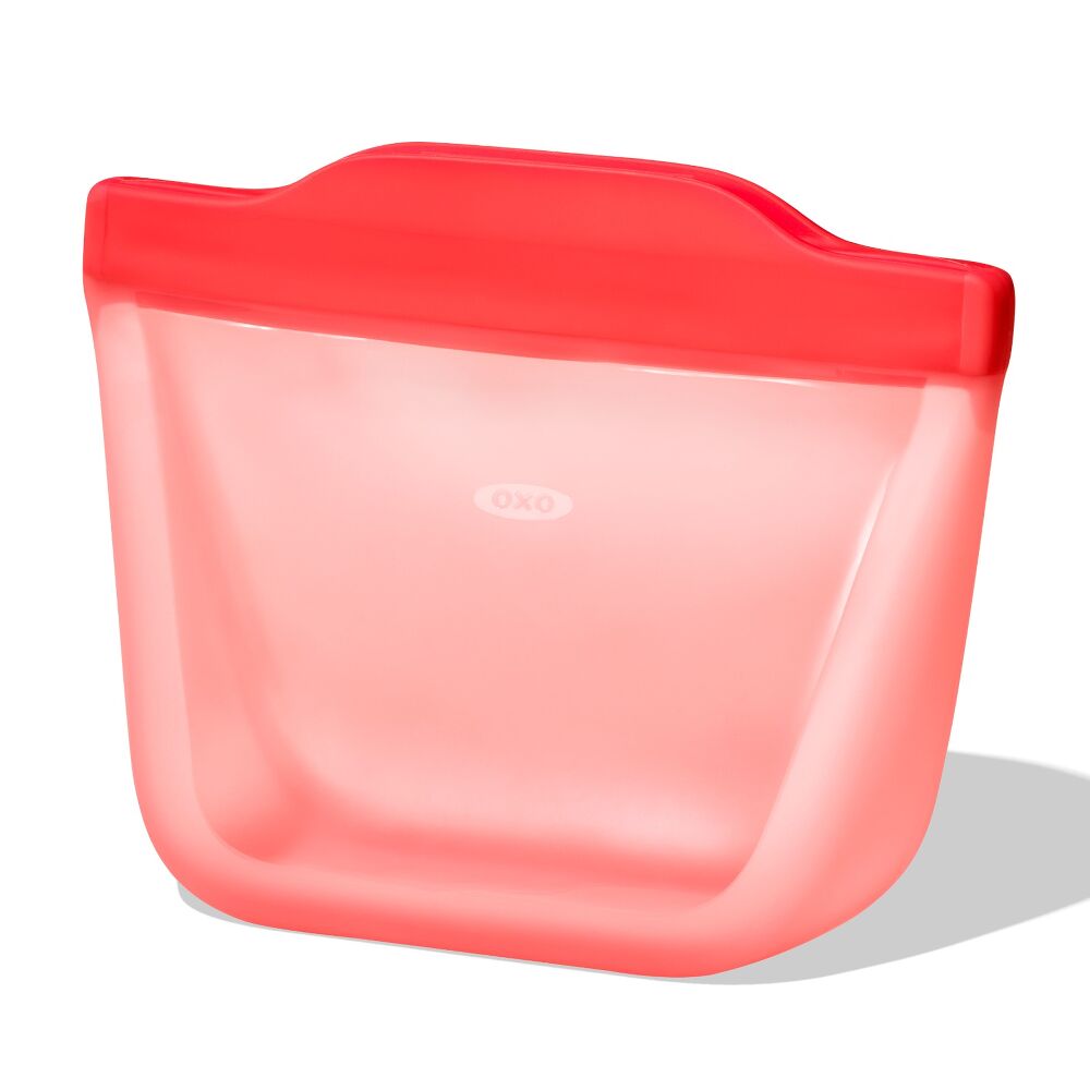 Silicone Reusable Bag - Stand-Up Snack (12 oz) – Watermelon R5