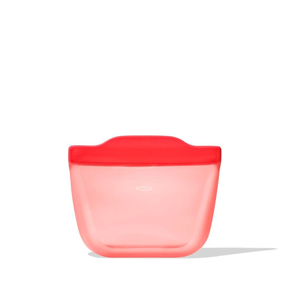 Silicone Reusable Bag - Stand-Up Snack (12 oz) – Watermelon R5