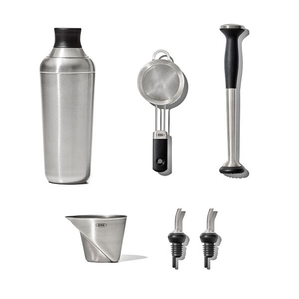 Steel 6-Piece Barware Set D9