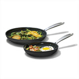 Enhanced Non-Stick 2-Piece Frypan Set — Black J1