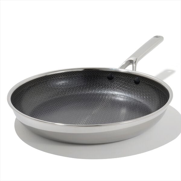 Trident Hybrid Non-Stick Stainless Steel 12 in Fry Pan E8