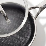 Trident Hybrid Non-Stick Stainless Steel 2.5 Qt Saucepan with Lid N6
