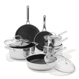 Trident Hybrid Non-Stick Stainless Steel 10-Piece Set N1