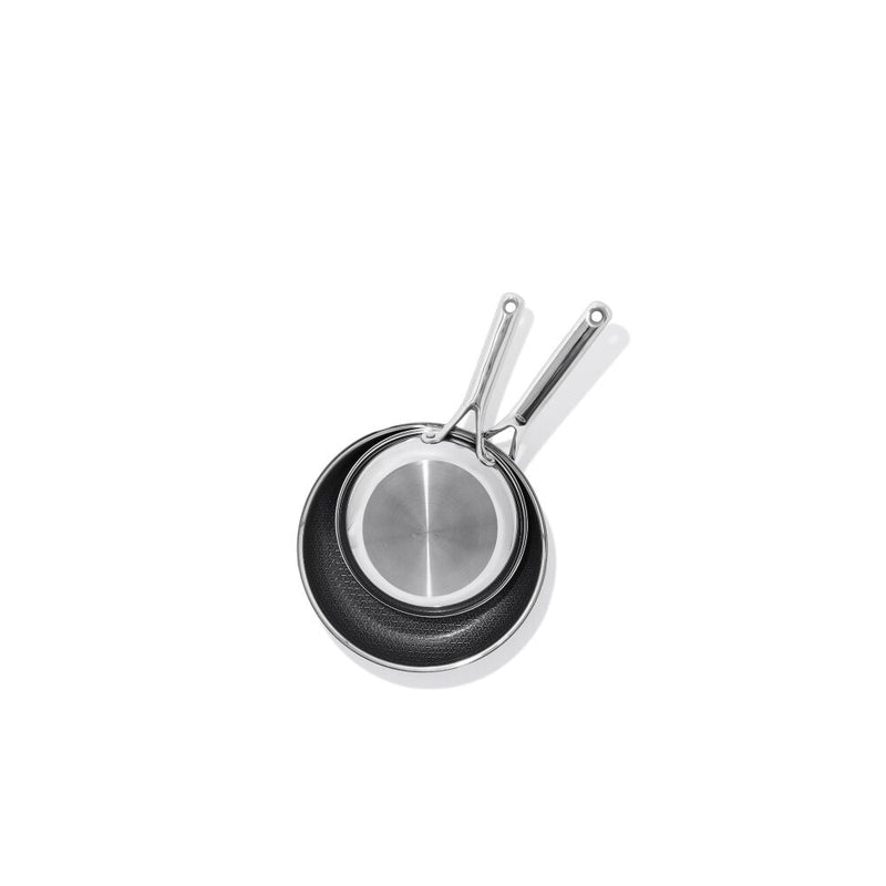 Trident Hybrid Non-Stick Stainless Steel 2-Piece Frypan Set Z8