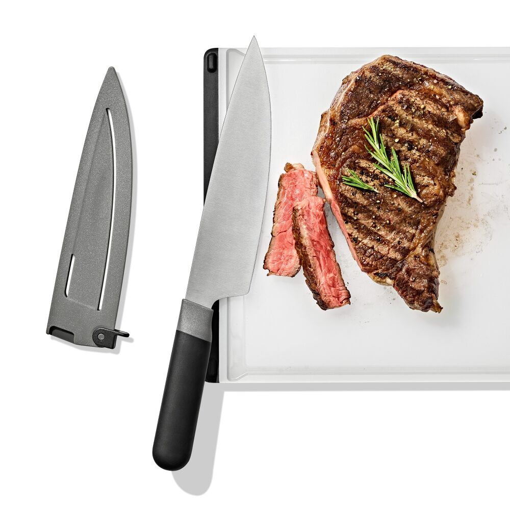 8 in Chefs Knife with Locking Sheath D9