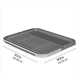 OXO Good Grips Compact Drying Rack with Dish Rest B4