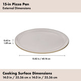 Non-Stick Pro Ceramic Coated Metal Bakeware 15” Pizza Pan X8