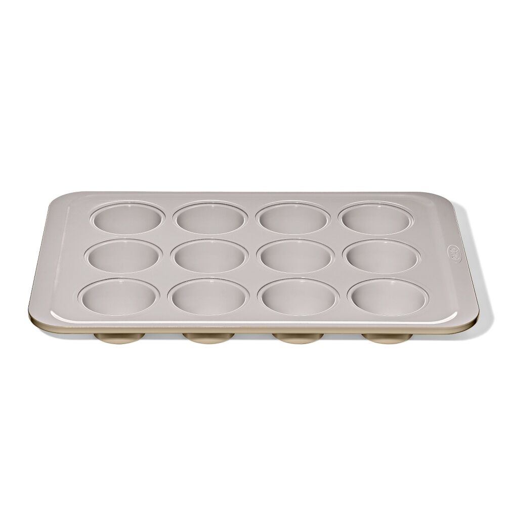 Non-Stick Pro Ceramic Coated Metal Bakeware 12 Cup Muffin Pan V4