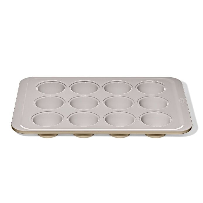 Non-Stick Pro Ceramic Coated Metal Bakeware 12 Cup Muffin Pan V4