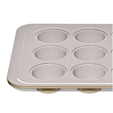 Non-Stick Pro Ceramic Coated Metal Bakeware 12 Cup Muffin Pan V4
