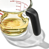 2 Cup Glass Measuring Cup with Lid J9