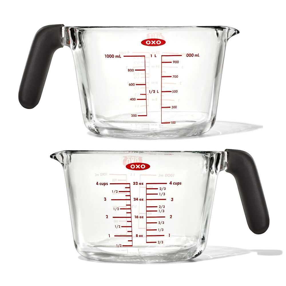2-Cup and 4-Cup Glass Measuring Cup Set T4