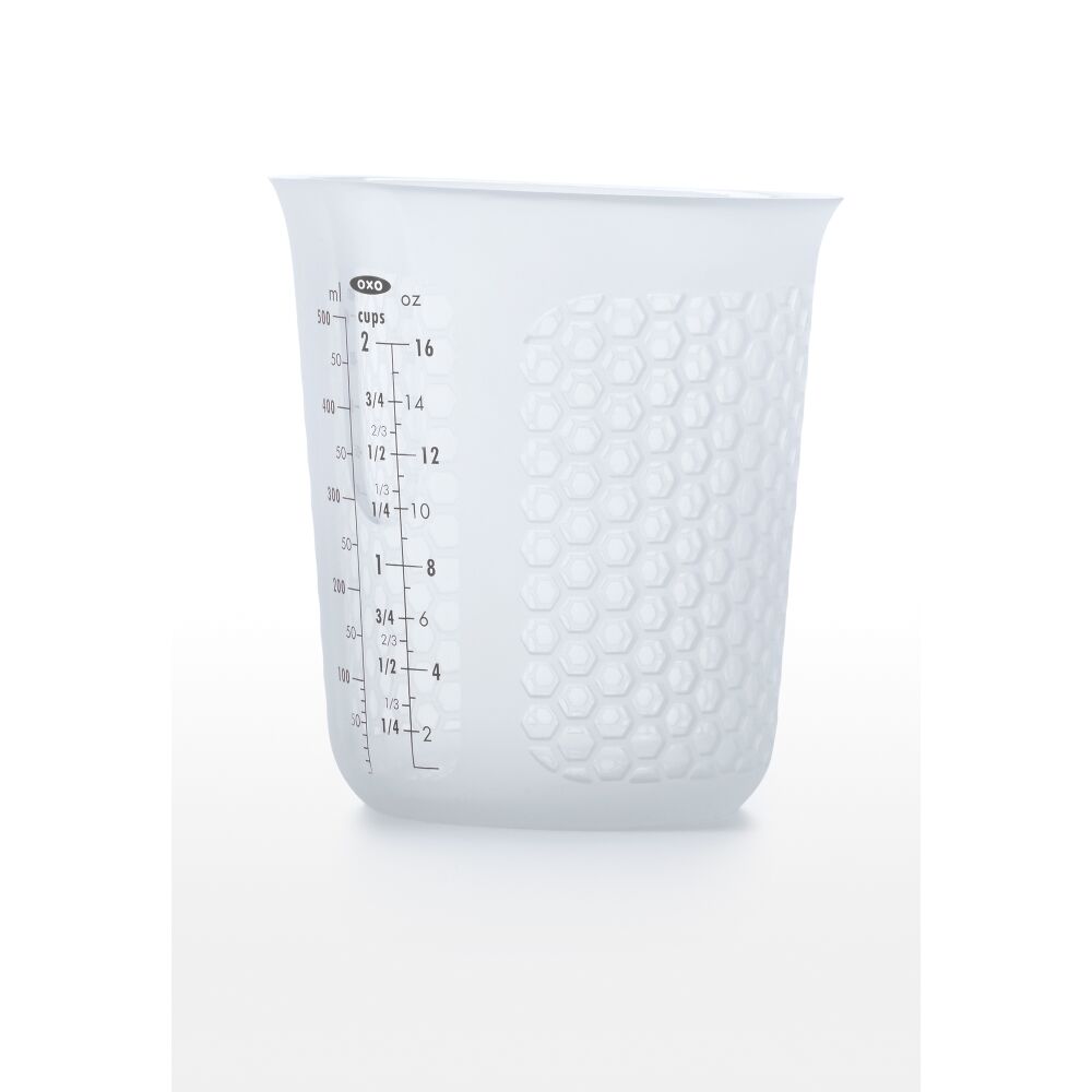 2 Cup Squeeze & Pour Silicone Measuring Cup W0