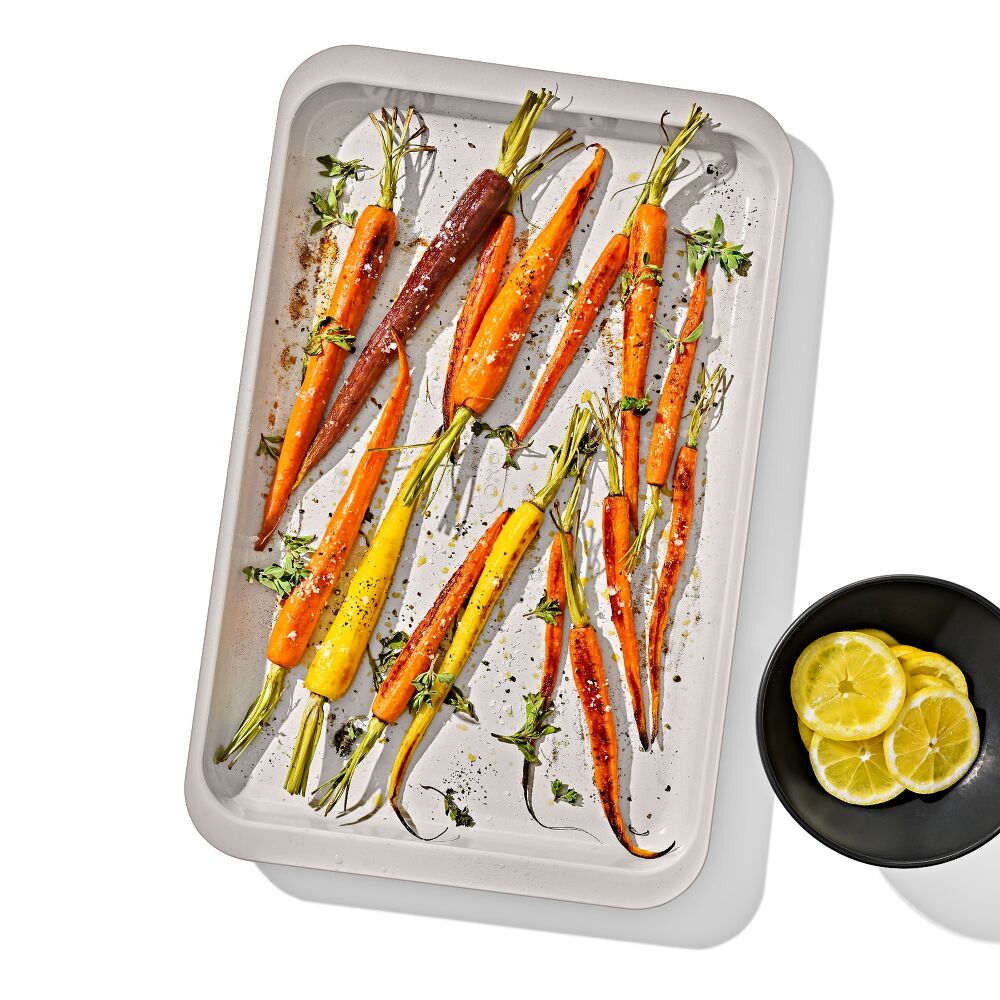 Non-Stick Pro Ceramic Coated Metal Bakeware Half Sheet Pan Q2