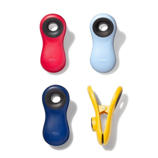 Magnetic All-Purpose Clips - 4-Pack - assorted colors K6