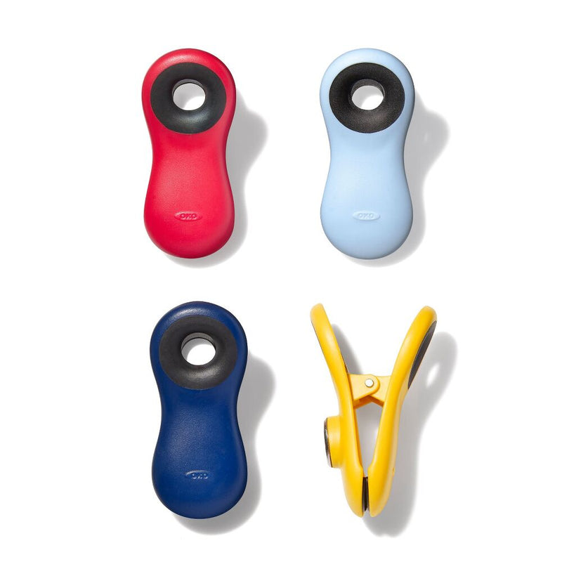 Magnetic All-Purpose Clips - 4-Pack - assorted colors K6