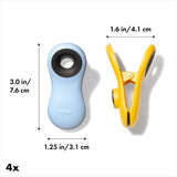 Magnetic All-Purpose Clips - 4-Pack - assorted colors K6