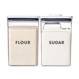 2-Piece Prelabeled POP Container Set with Scoop B8