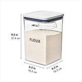 2-Piece Prelabeled POP Container Set with Scoop B8