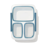 Prep & Go 4.1-Cup Divided Container - Ocean Blue M5