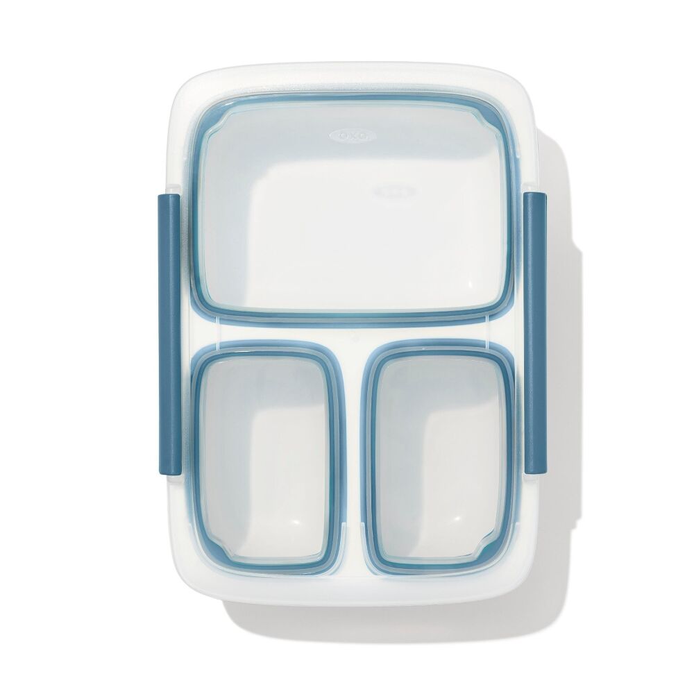Prep & Go 4.1-Cup Divided Container - Ocean Blue M5