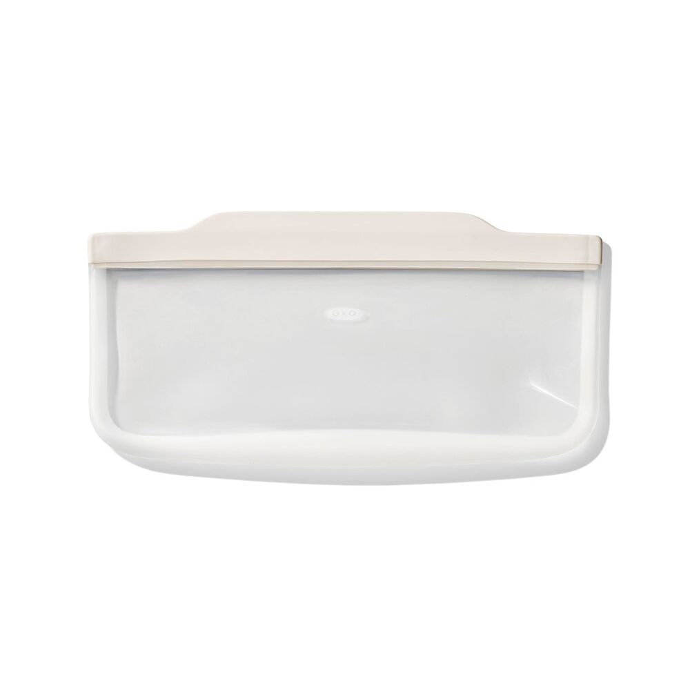 Silicone Reusable Bag - Slim Bag (20 oz) - Oat F1