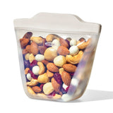 Silicone Reusable Bag - Stand-Up Cup (8 oz) - Oat X8
