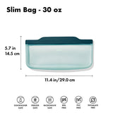 Silicone Reusable Bag - Slim Bag (20 oz) - Lagoon V3