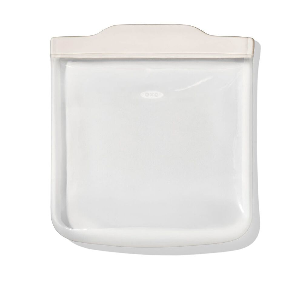 Silicone Reusable Bag - Sandwich Bag (28 oz) - Oat R0