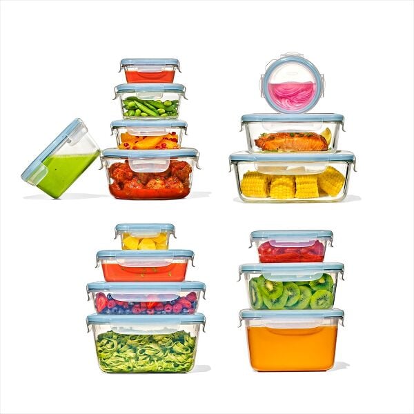 30-Piece Smart Seal Container Set - Arctic Blue I1