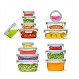 30-Piece Smart Seal Container Set - Arctic Blue I1