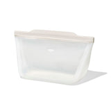 Silicone Reusable Bag - Stand-Up Half Gallon (64 oz) - Oat G1