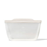 Silicone Reusable Bag - Stand-Up Half Gallon (64 oz) - Oat G1