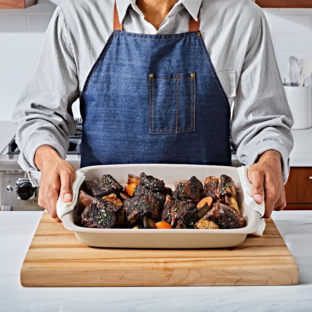 2 Qt Square Stoneware Baking Dish S6